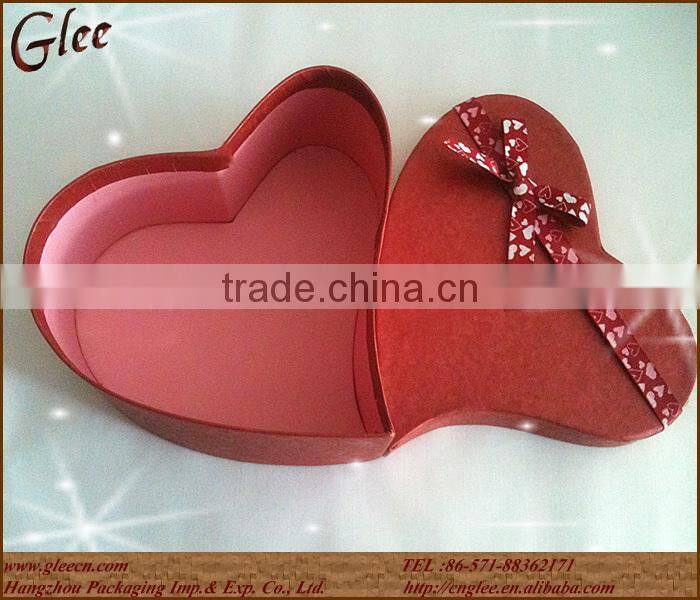 red lovely chocolate box for love person