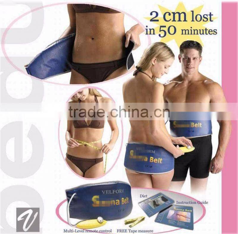 wholesale High Quality Healthy Electric Quick Body Slimming Waist Tummy Sauna Massage Weight loss belt