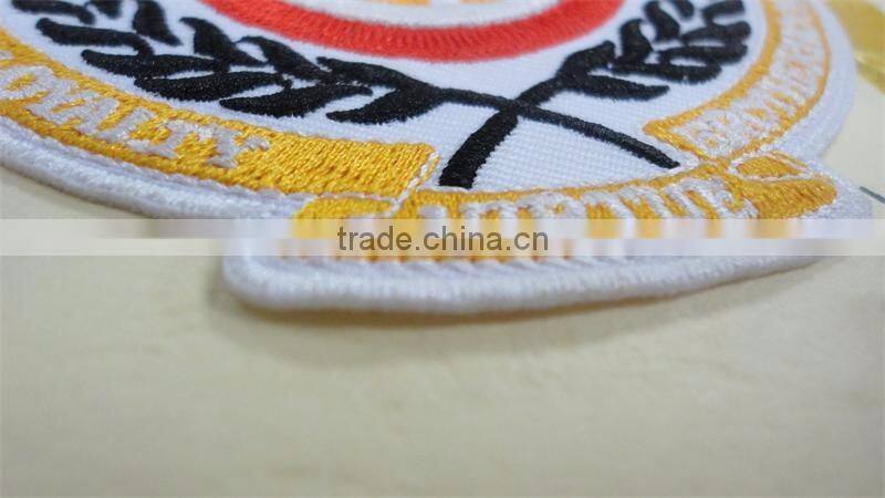 high quality customuzed embroidery patch, embroidery badges
