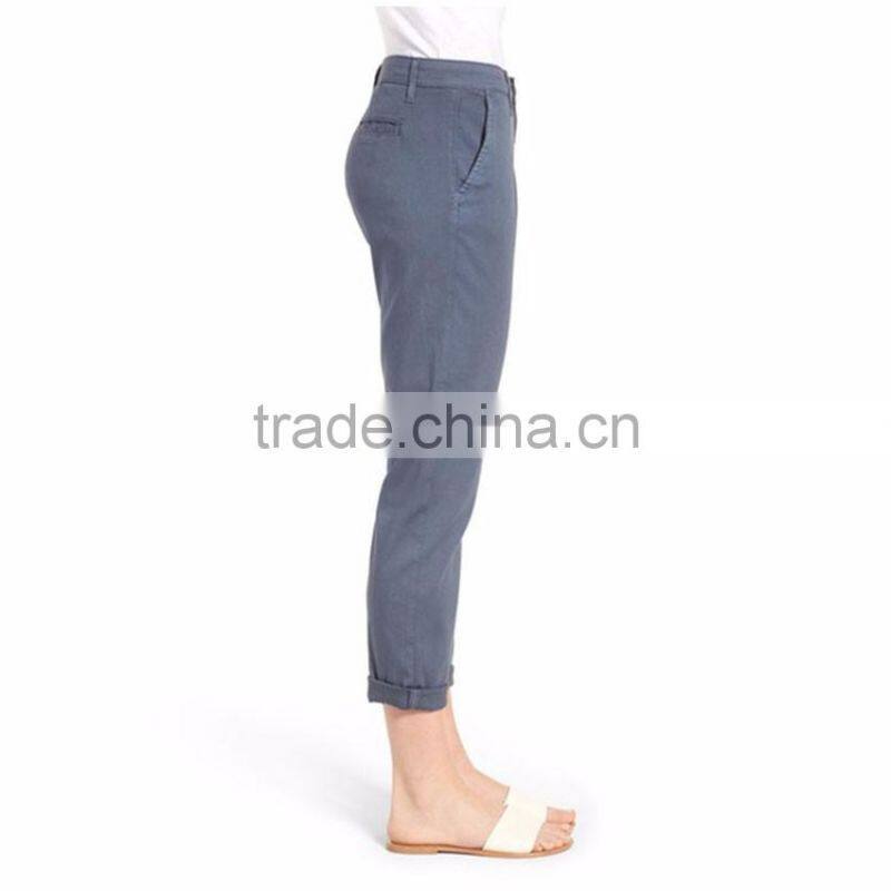 Vintage Fit High Waist Crop Jeans
