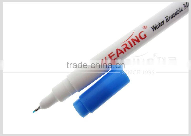 Kearing brand non toxic blue ink 0.5mm thinner tip Water erasable pen with conform to ASTM and EN71 #WB05