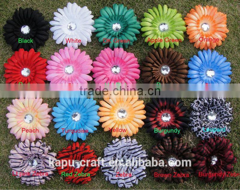 Beautiful daisy flower fabric flower in stock