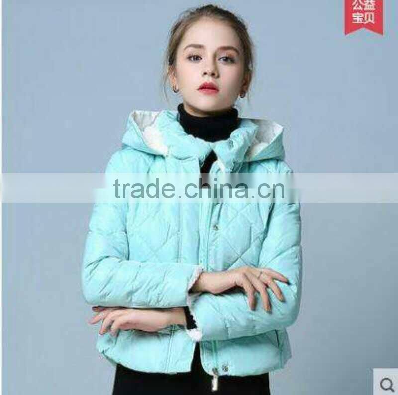 GZY coat female winter fashion slim mixed model china cheap 2017 Europe anti-wrinkle warehouse cheap delivery