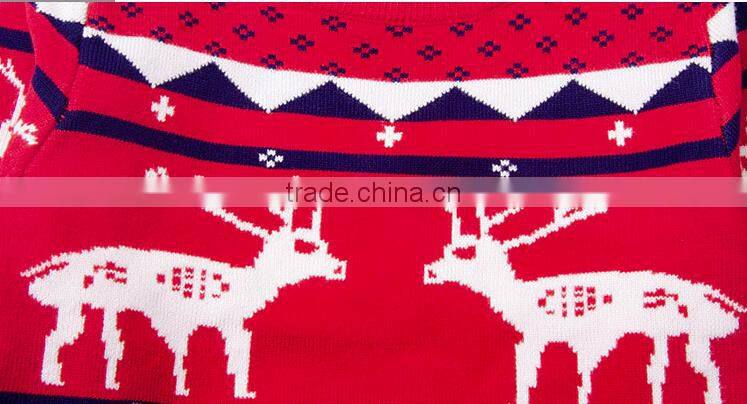 new modern Men's knitted Christmas sweaters xmas Jumpers in deer pattern