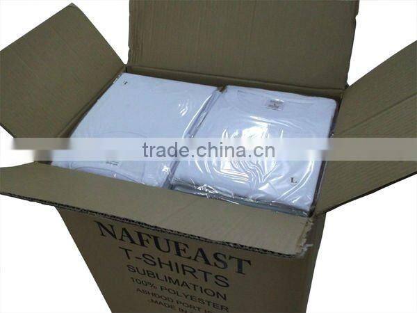 Cheapest blank promotional t shirt good for sublimation