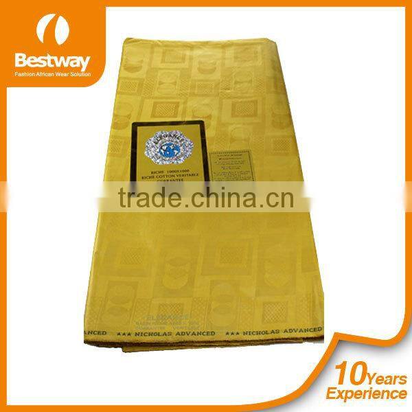 Wholesale price high quality 100%cotton africa guinea brocade fabric for dress