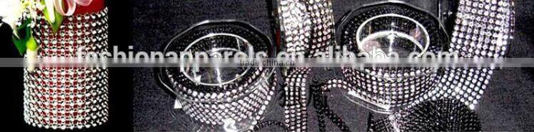 wholesale hot fix high quality crystal 4mm rhinestone mesh manufacture