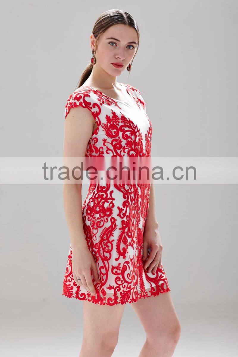 2016 new crochet lace dress