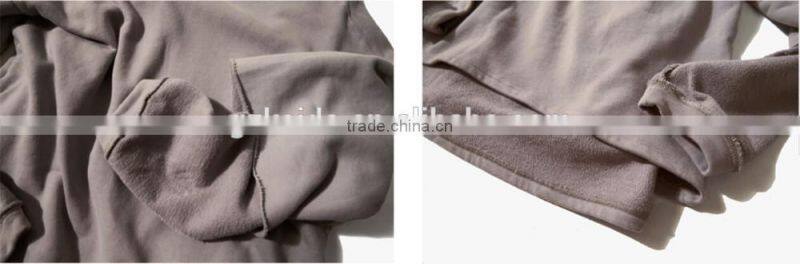 Fashion crop sweatshirt hoodies without hood
