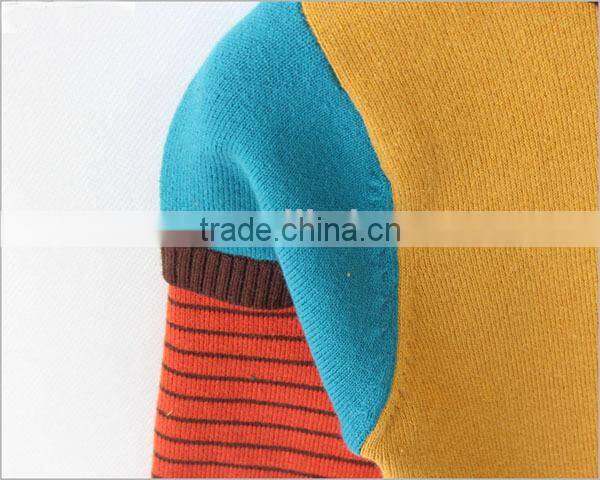 Children fake two pieces sweater baby winter clothes