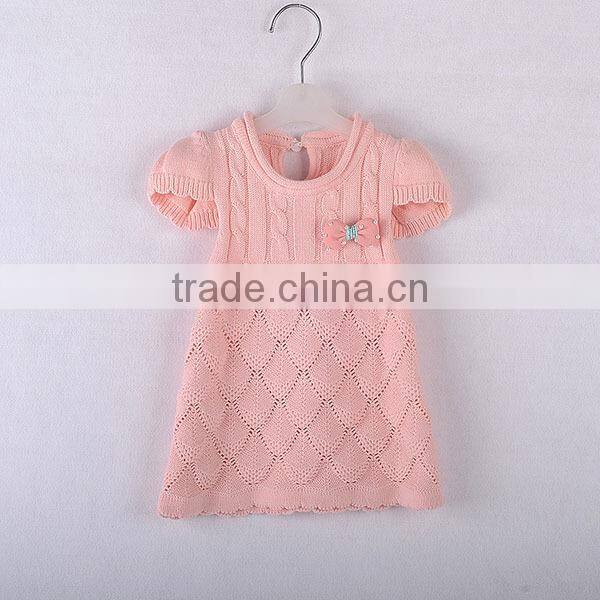 Dress Design 2014 Handmade Knit Baby Sweaters