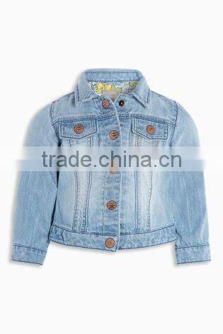 China factory kids denim jacket for girls