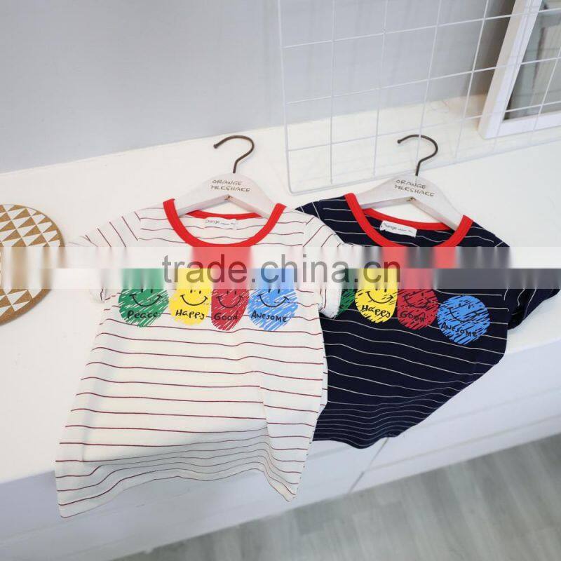 2017 new design shirts casual summer baby clothes children's wear