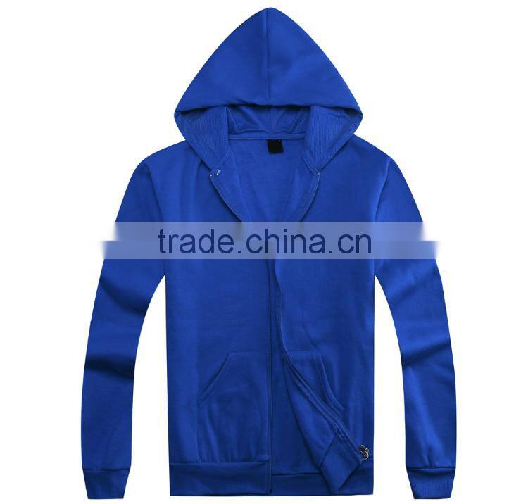 OEM service China supreme quality smart zipper pocket blank hoodie for men