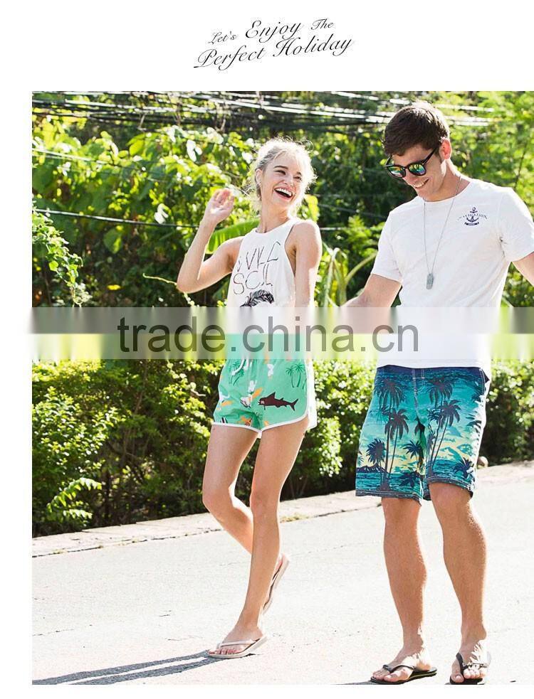 Fashion Women Spandex Polyester Shorts Private Label Girls Board Shorts Manufacturer