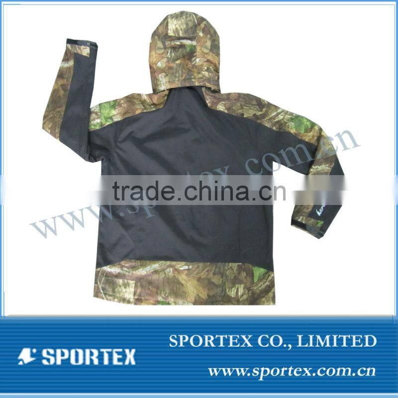 2013 OEM Hoody High Quality Camo Men's Outdoor Jacket, Camo Waterproof Hunting Jacket, Softshell Jacket
