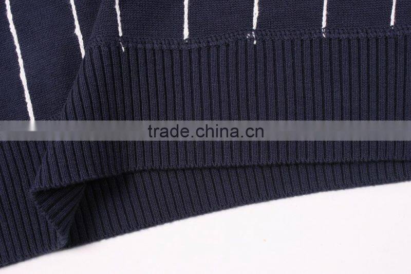Hot Winter Men's Vertical Stripe Sweater