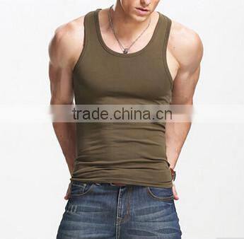 cheap promotional custom design bodybuilding mens tank top man vest
