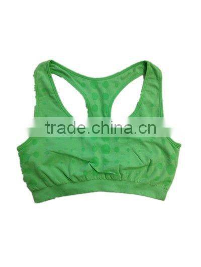 jacquard seamless sport racerback tank top with removeable pad
