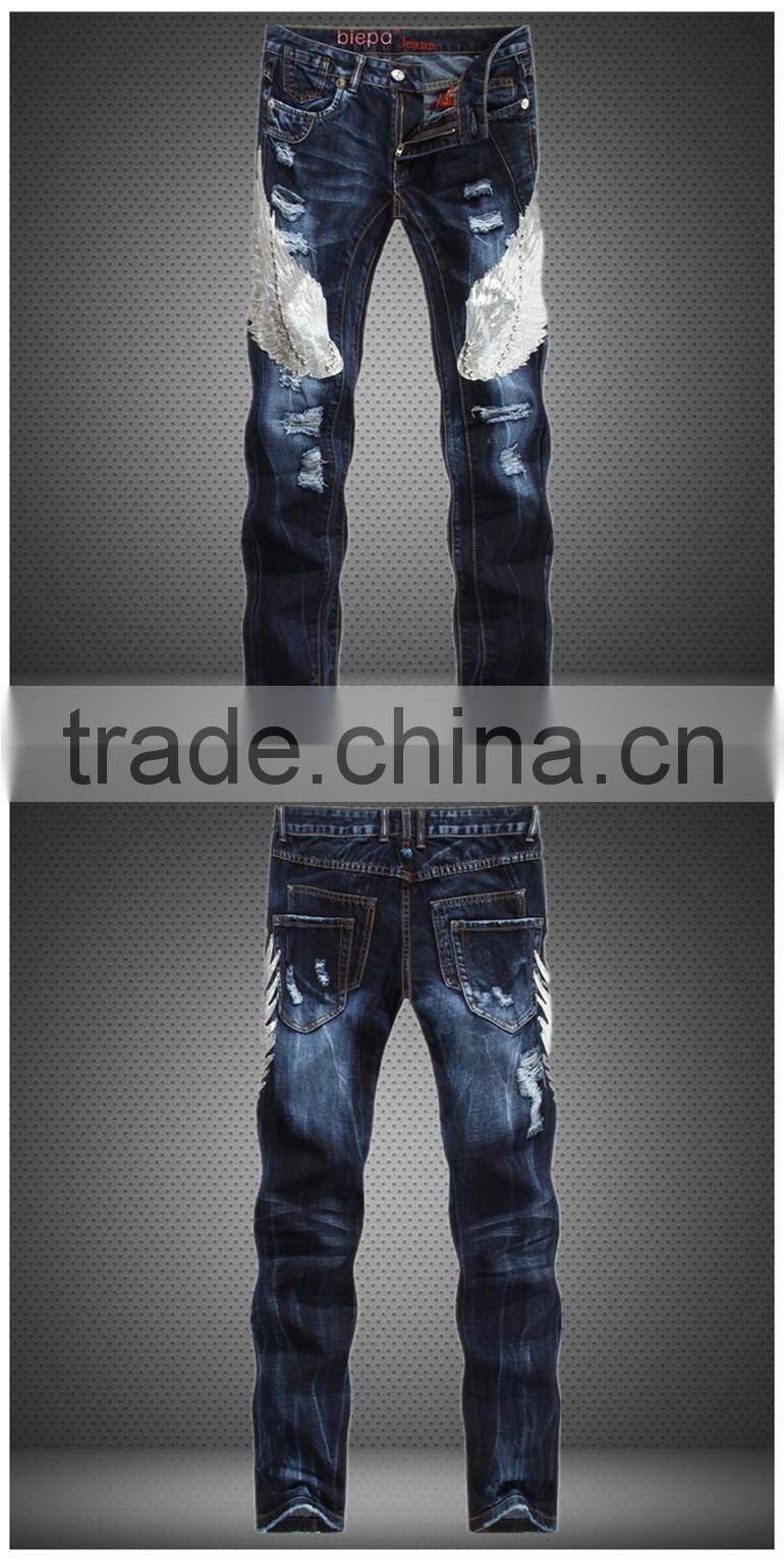 Men Slim Fit Shorts Jeans Summer Cool Pants
