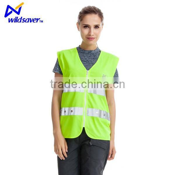 sanitation cleaner uniform LED plus reflective safety hi vis workwear