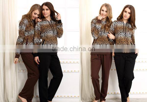 Custome winter family pajamas plus size leopard designs clothing women minion pajamas