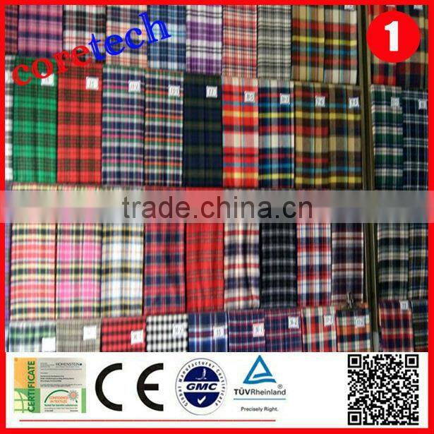 Hot sale comfortable cvc yarn dyed fabric factory