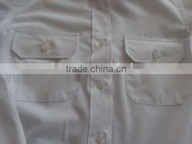 new design pilot uniform shirt fitted blouse dress shirt