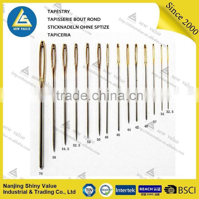 best price golden eye tapestry needle for wool/wool toys