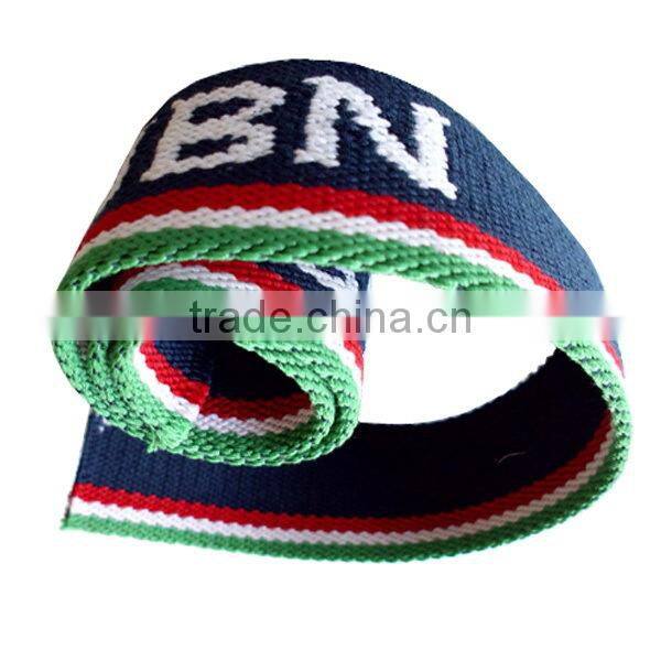 High strength cotton belt webbing