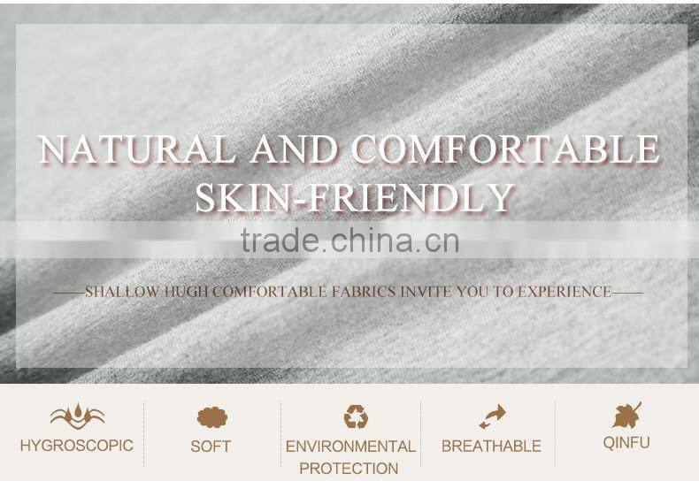 Eco-friendly Qianxiu Inventory Stock Long Cotton Nighties For Women