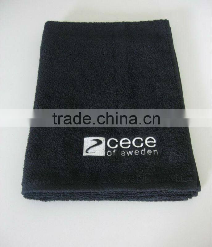 cotton Terry loop gym towel with logo