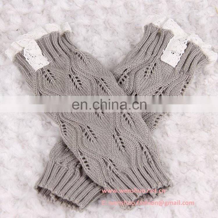 Wholesale Western Cute Young Girls New Lace Knitted Socks