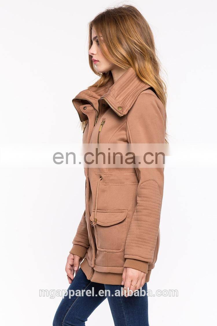 2016 New arrival winter clothes fashion fleece lady coat winter coats for women