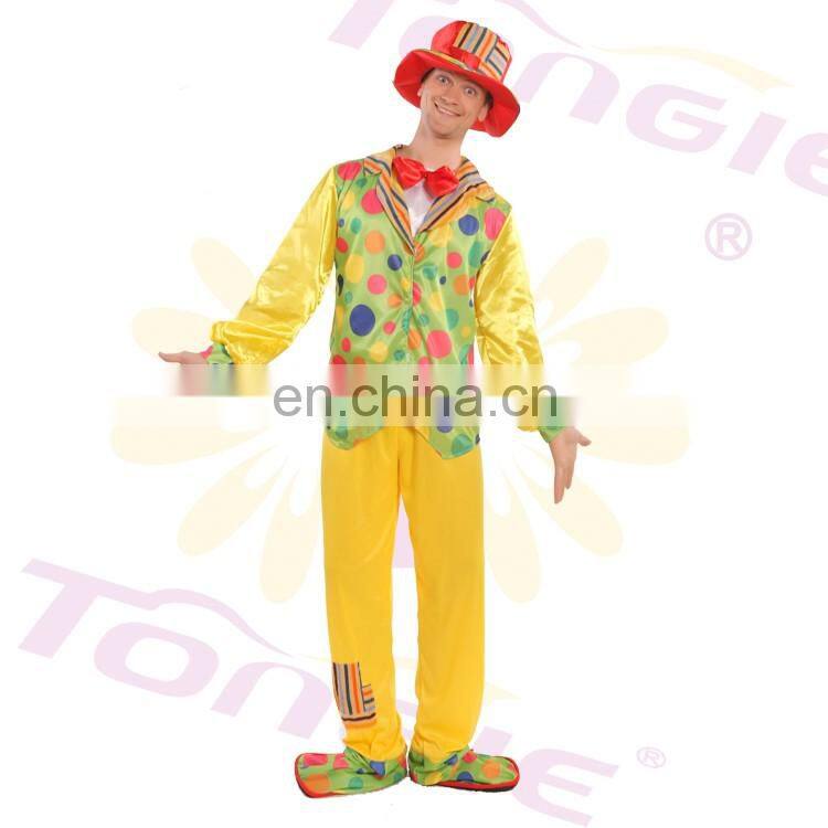 Trade Assurance Unisex Professional Adult Circus Clown Cosplay Costumes