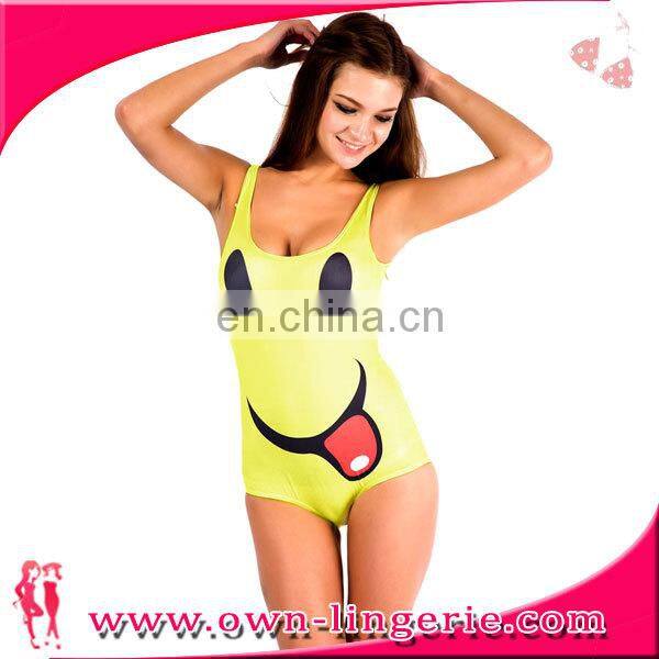 2016 wholesale hot sexy fat women one piece plus size swimwear