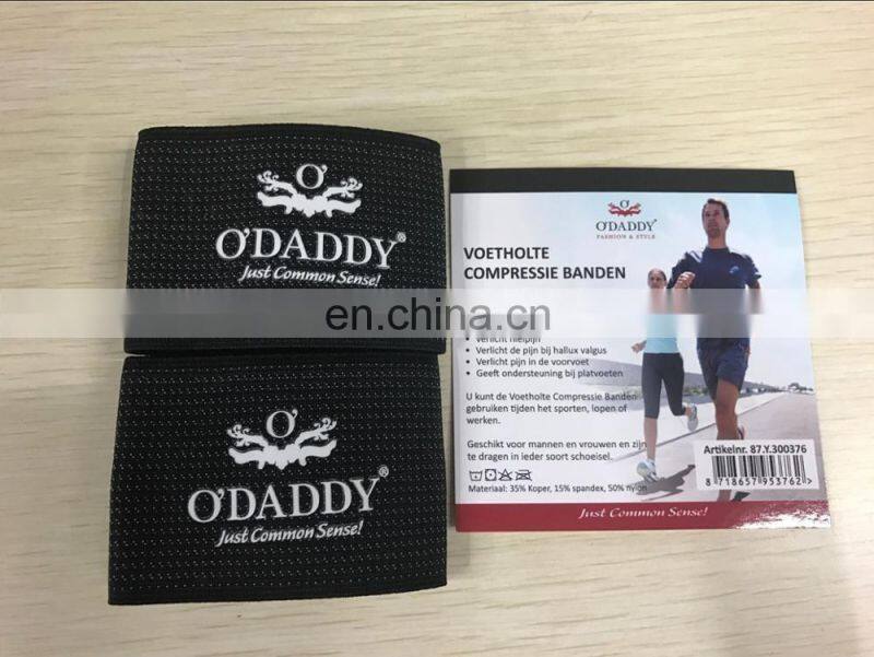 Copper Compression Arch Support Sleeves Recovery from heel pain and plantar fasciitis