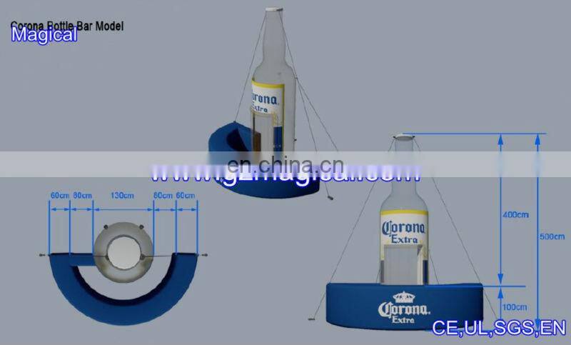 Advertising Inflatable Booth Bar with Bottle
