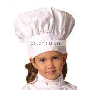 kitchen supply child's adjustable white twill chef hat