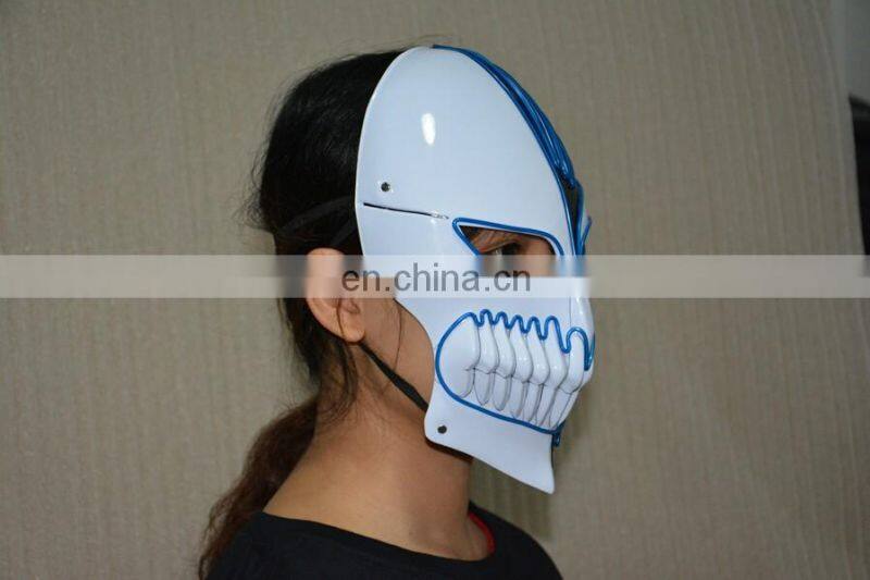 Custom Unisex Party Bar Mask, Glowing Mask,Cold Light Voice Control Mask