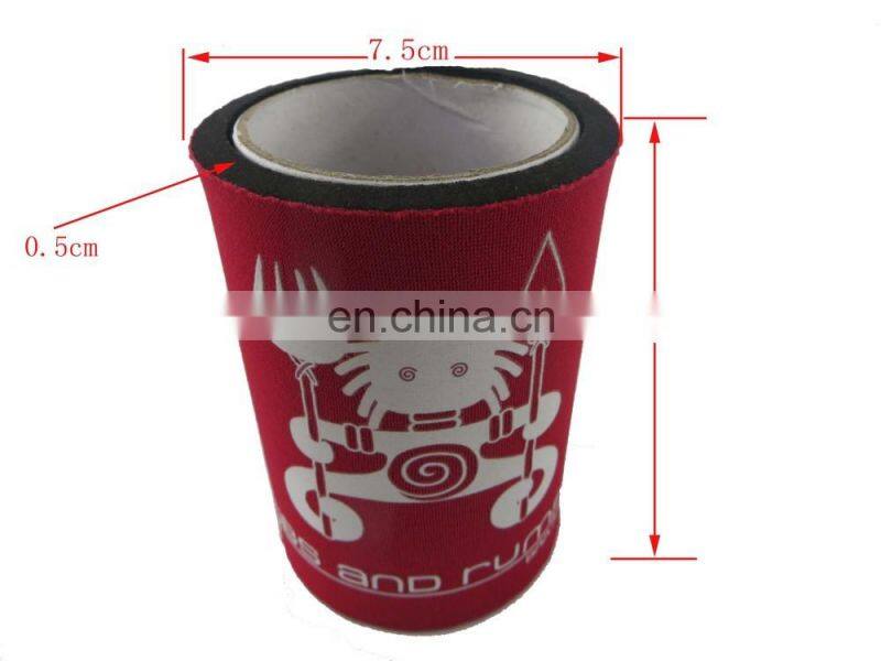 Best selling full color printing neoprene bottle stubby holder