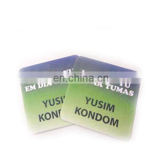 Custom strong absorbent paper printed paper coaster