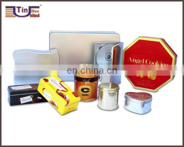 Nice big volume round tin can for cookie chocolate cake