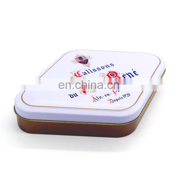 diamond shaped custom tin packing chocolate box