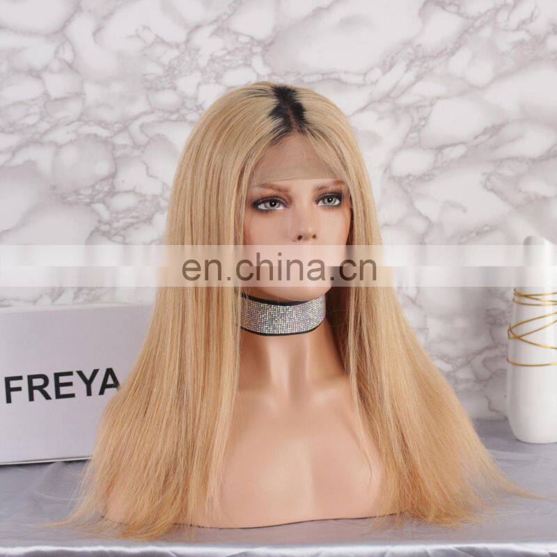 100% human ombre hair braiding hair wigs human hair long