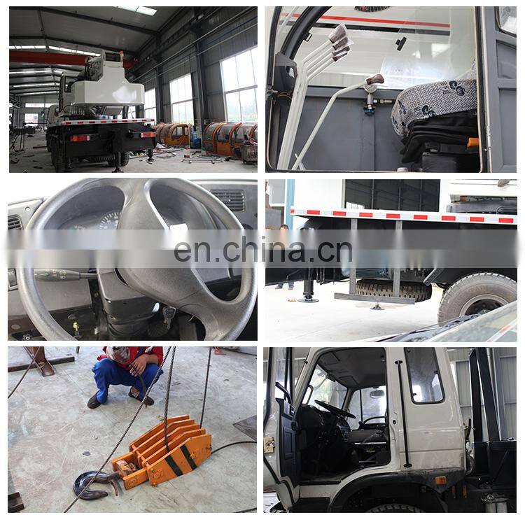 2018 Hot newest China small 8ton wheel truck mounted crane with Cheap price