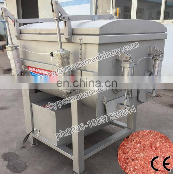 vacuum fiiling mixer stuffing mixer meat mixer for mixing and tendering meat product, meat process equipment