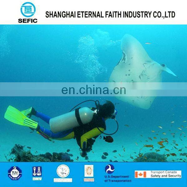 Valves Equipped Oxygen Cylinder for Diving