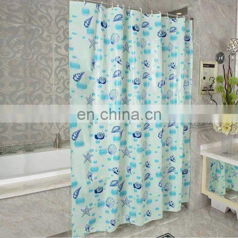 Wholesale New Fancy Designs Bathroom Eyelet Shower Curtain