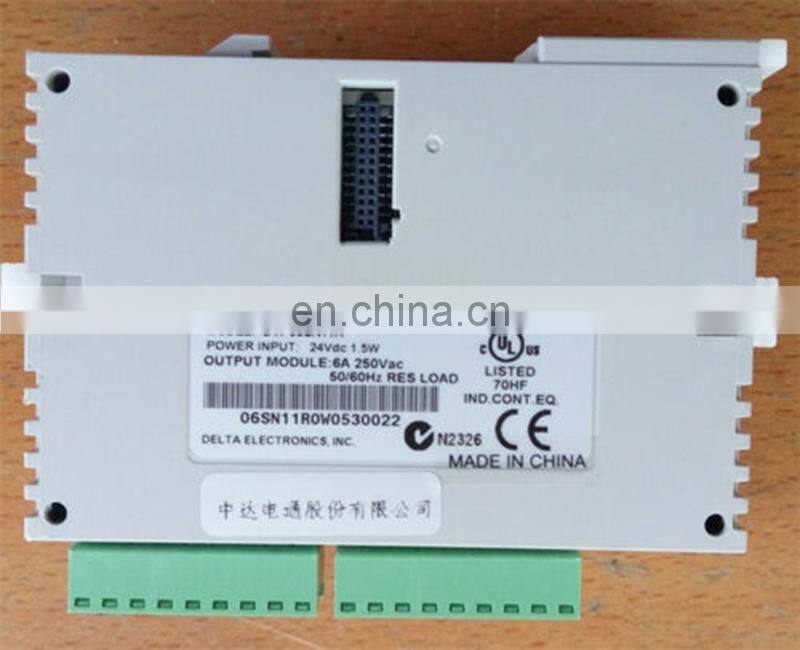 Delta S series PLC Digital 6DO Expansion Module DVP06SN11R Relay Output for Automation Tool